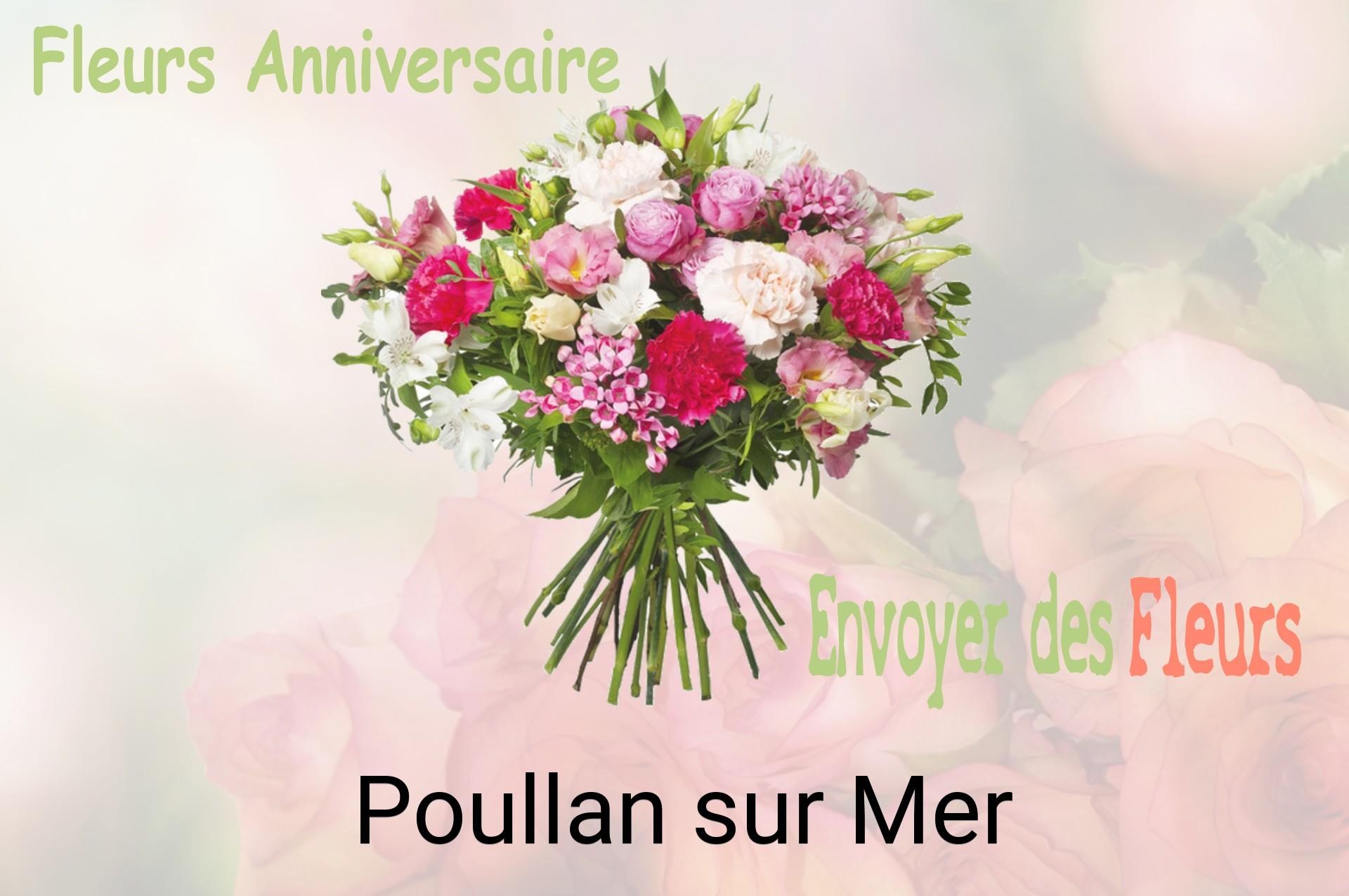 Bouquet de fleurs d’anniversaire livré à Poullan-sur-Mer
