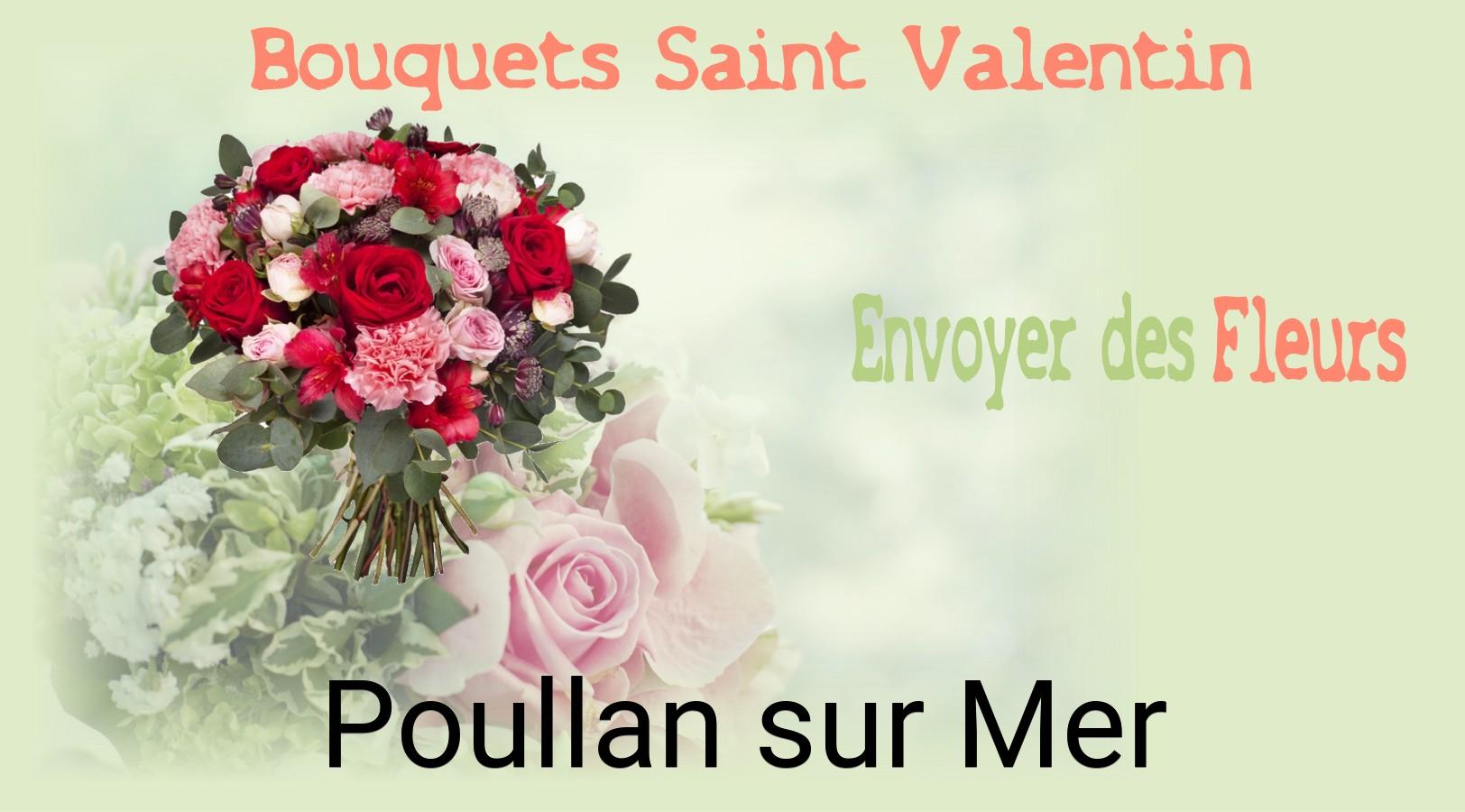 Roses de Saint-Valentin livrées à Poullan-sur-Mer
